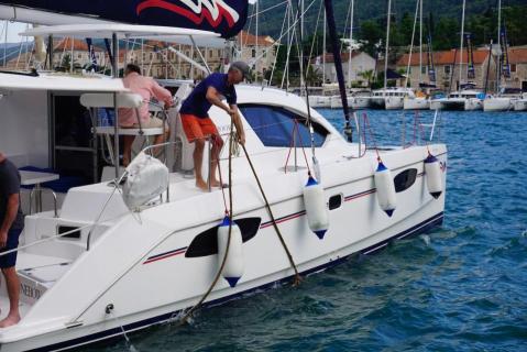 Safely at the dock