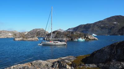 Anchored on the East Coast of Greenland